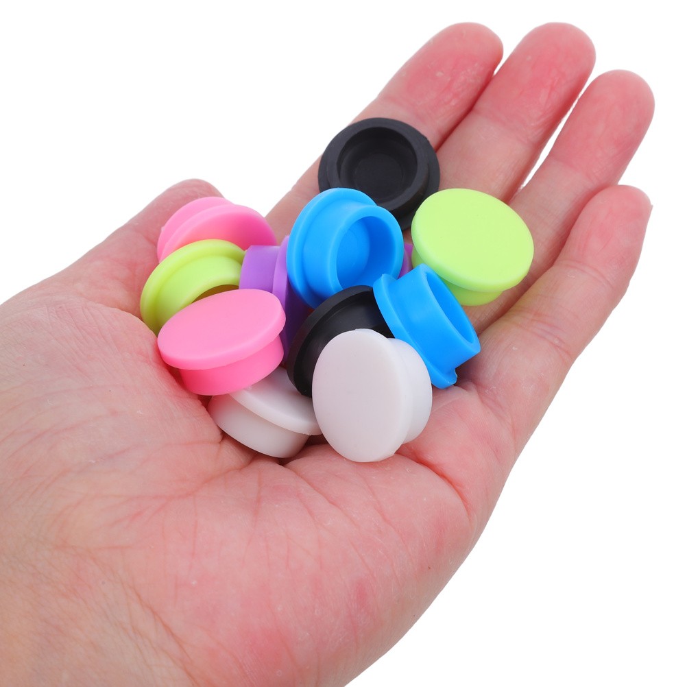 12 Pcs Injection Bottle Protective Cap Glass Vial Covers Dustproof Caps