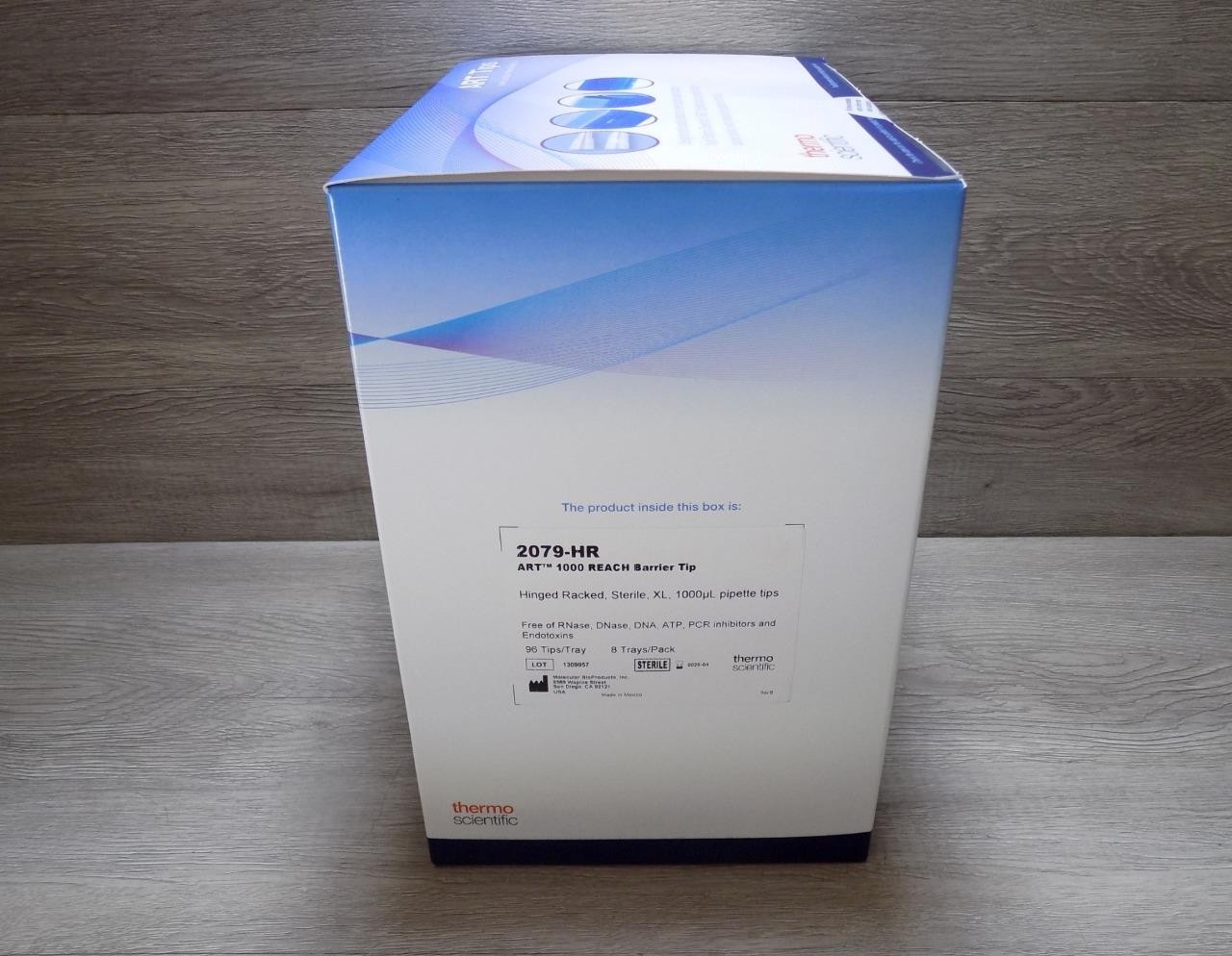 Thermo Scientific 2079-HR ART 1000 Hinged Rack 1000 uL Barrier Tips 3072/total