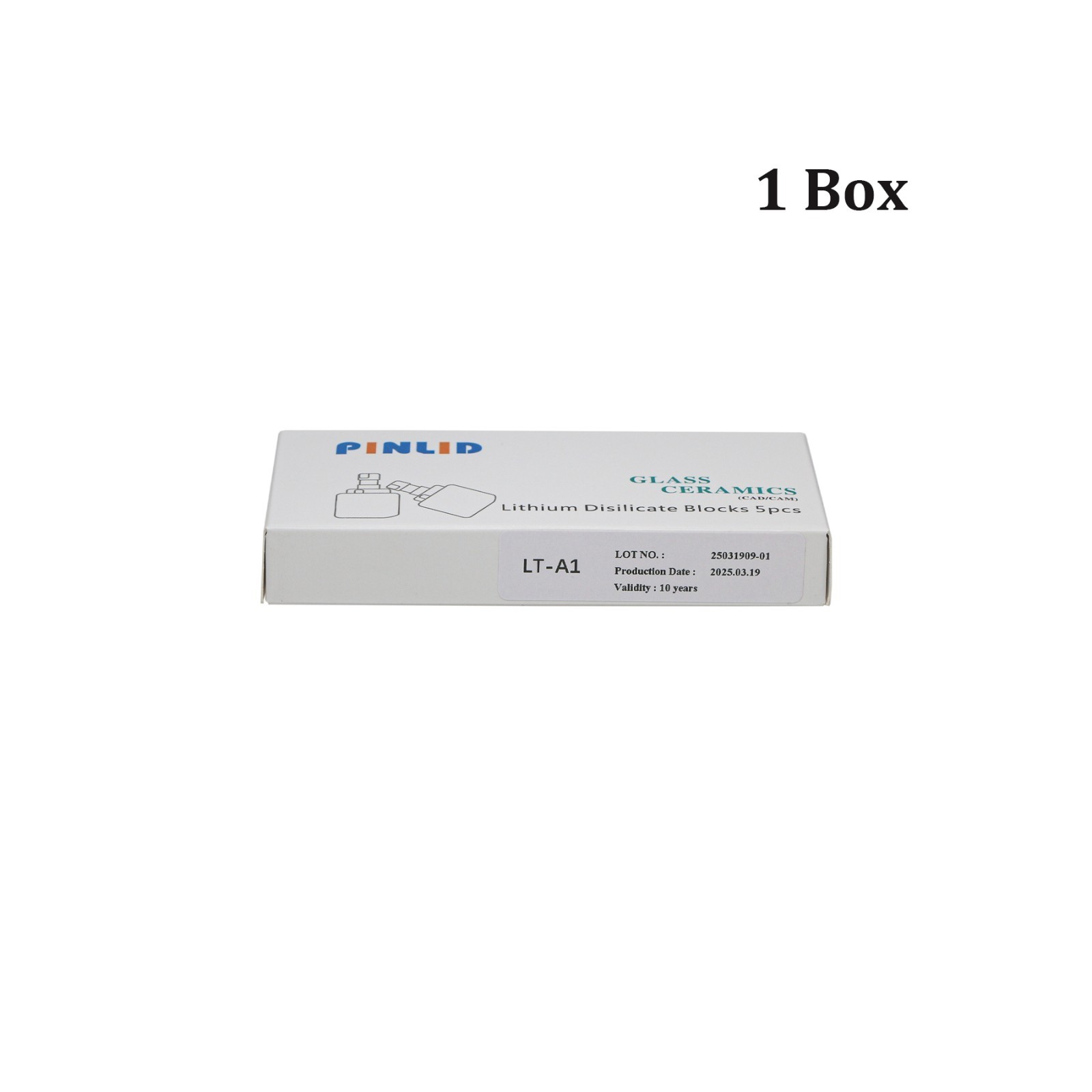 C14 Dental Emax CAD CEREC Blocks Porcelain Ceramic Blocks Lithium Disilicate LT