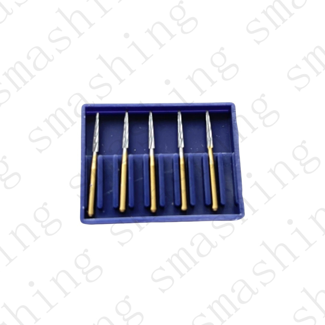 FG7714 Dental Finishing&Trimming Drills Carbide Burs High Speed 5Pcs/Box