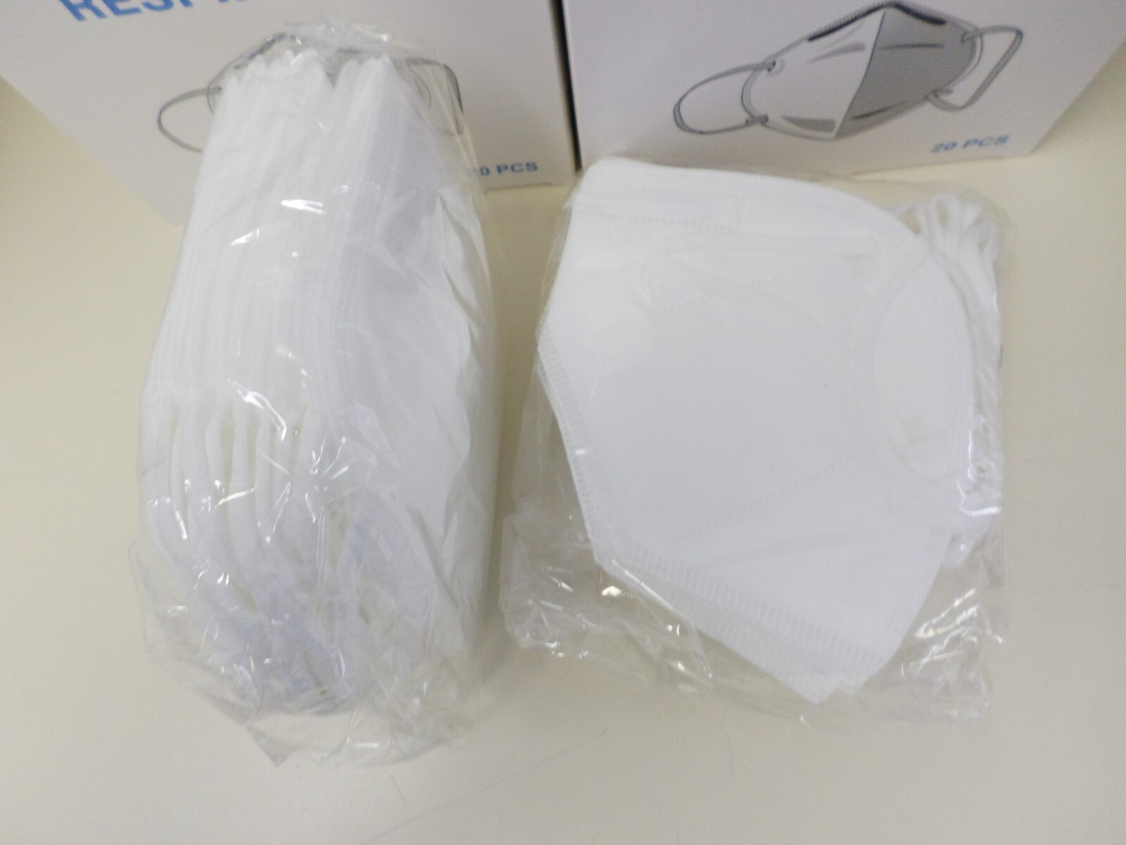 1200 KN95 White Face Mask Disposable 5 Layers. The best Price = $1 for 10 PCs