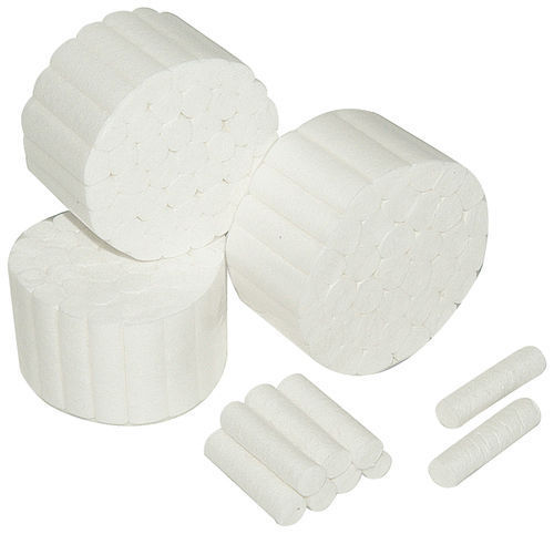 Dental Cotton Rolls Size #2 Medium Nonsterile, 3/8″ 2000/Case