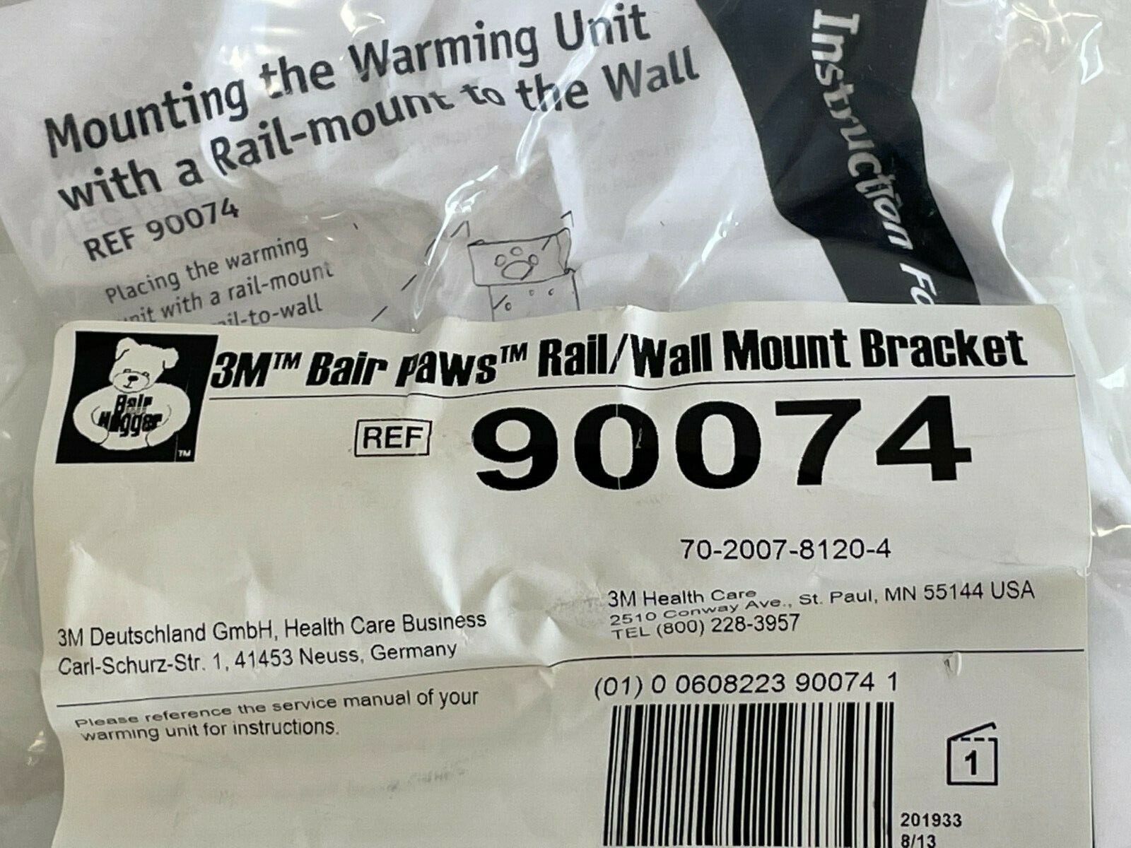 N16: 3m Bair Paws Rail/Wall Mount Bracket 90074