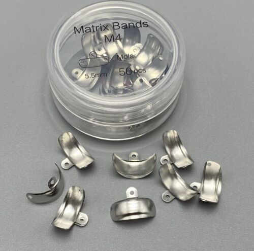 Dental Sectional Matrix M4 1.0 Matrices Refill All Sizes 50/PACK Tofflemire Type