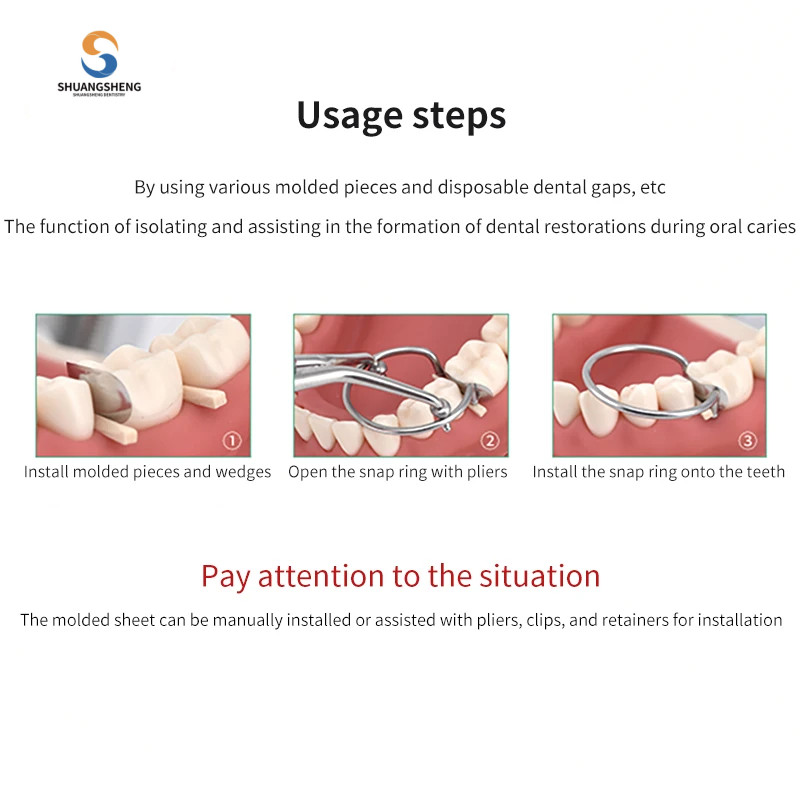Dental Matrix Bands Anterior Proximal Strips Sectional Contoured Matrices Twin