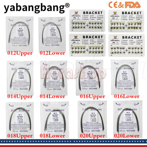 Dental Orthodontics Brackets Braces /Supper Elastic Niti Round Arch Wires OR