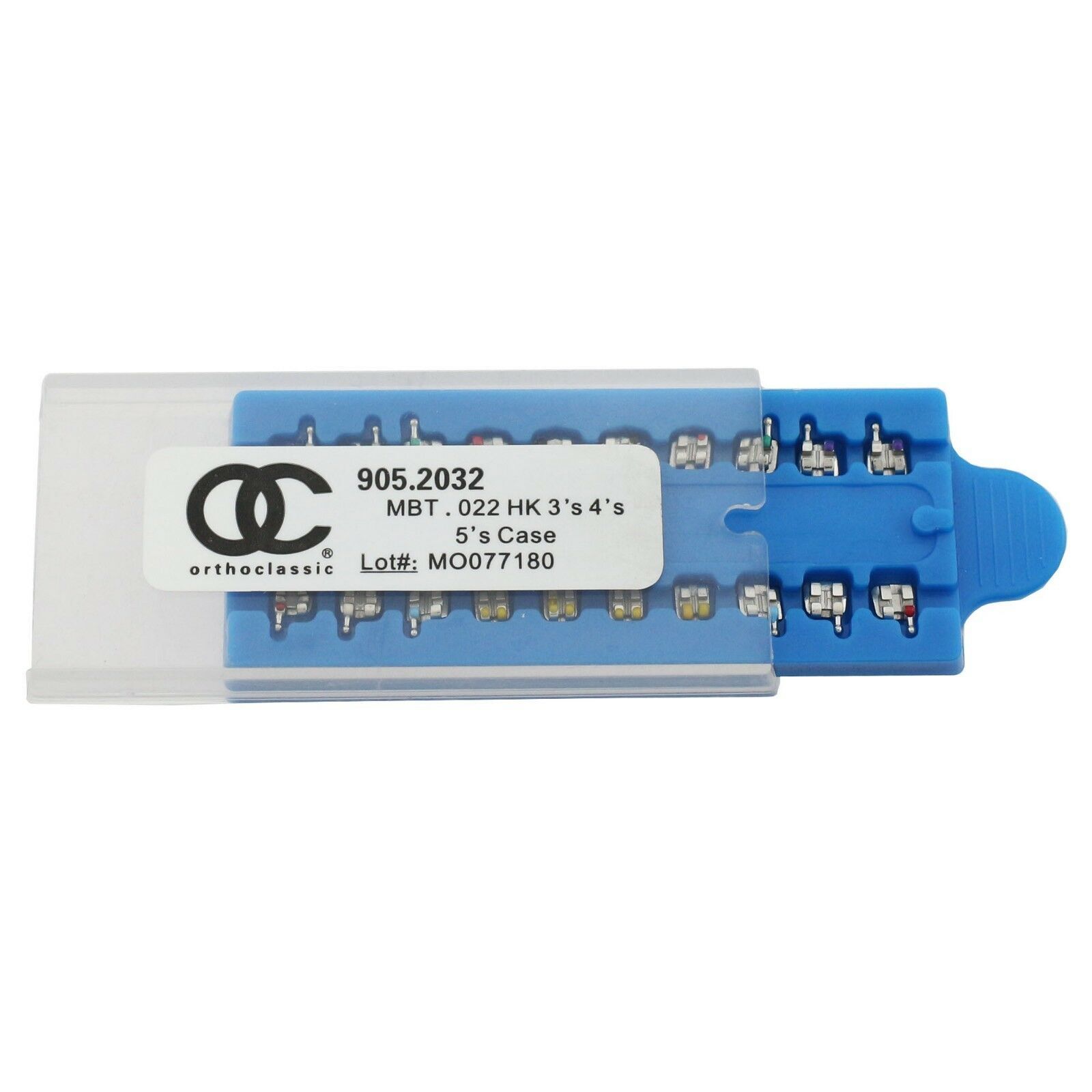 Dental Orthodontic Brackets Metal Brace MIM MINI MBT 022 018 345 With Hooks 5-5