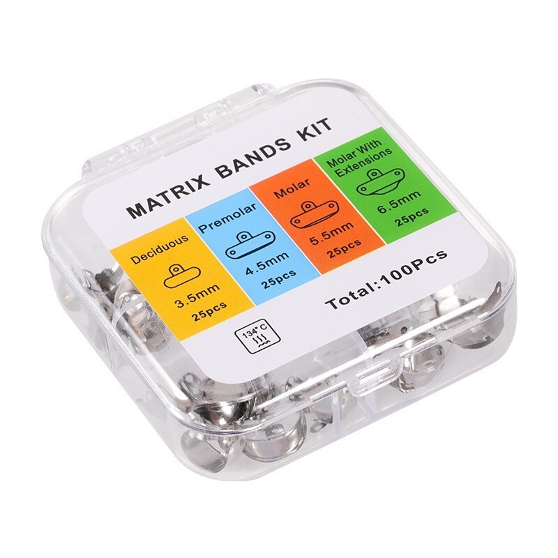 16 Option Dental Matrix Bands M4 Sectional Contoured Matrice Palodent V3 Style