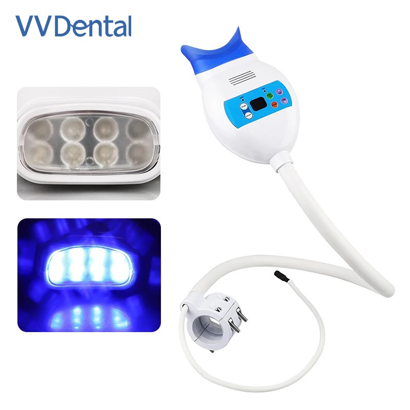Dental Cold Light Teeth Whitening Machine Lamp Bleaching 40W Blue 8*LED Light