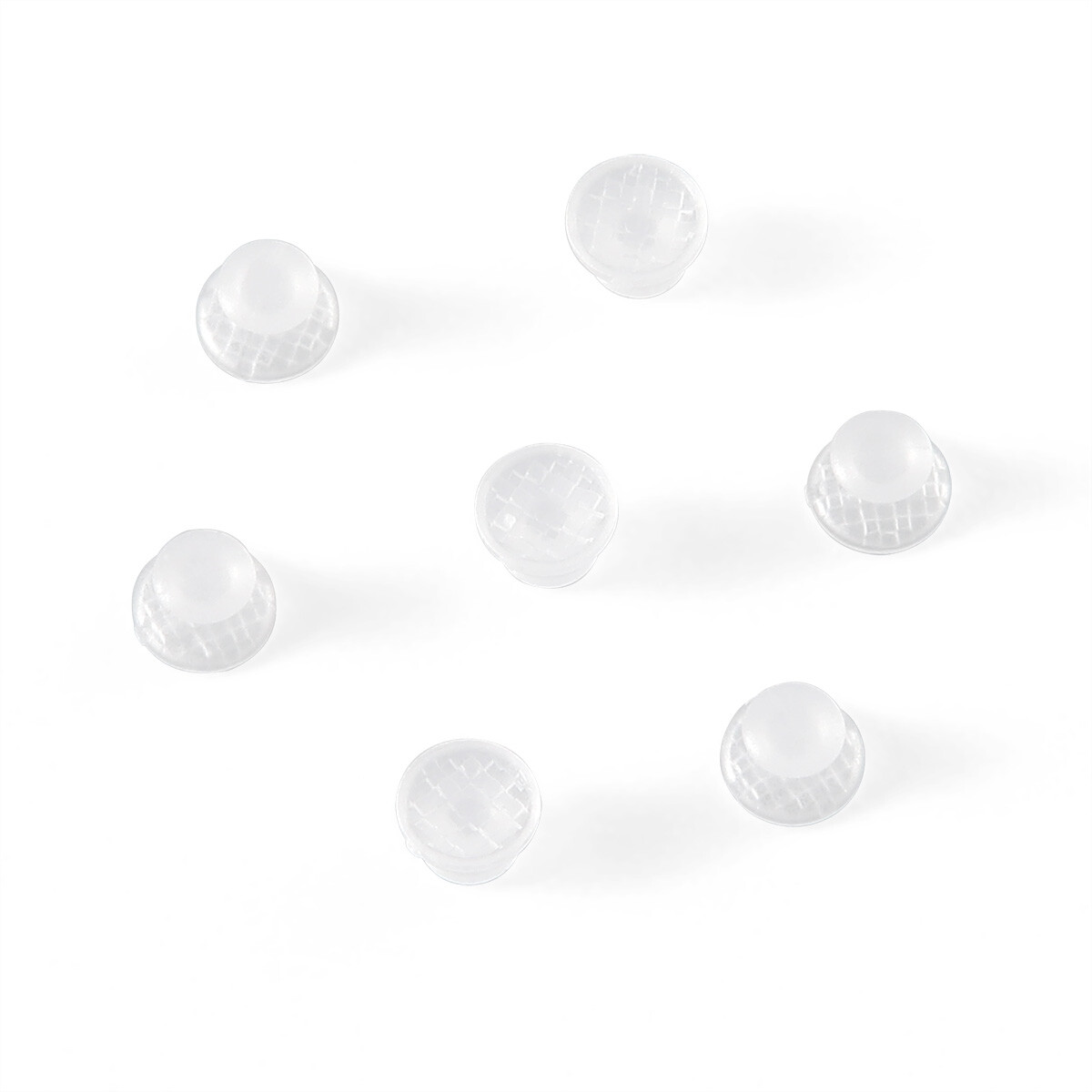 Dental Orthodontic Composite Clear Ceramic Lingual Buttons for Bondable Round
