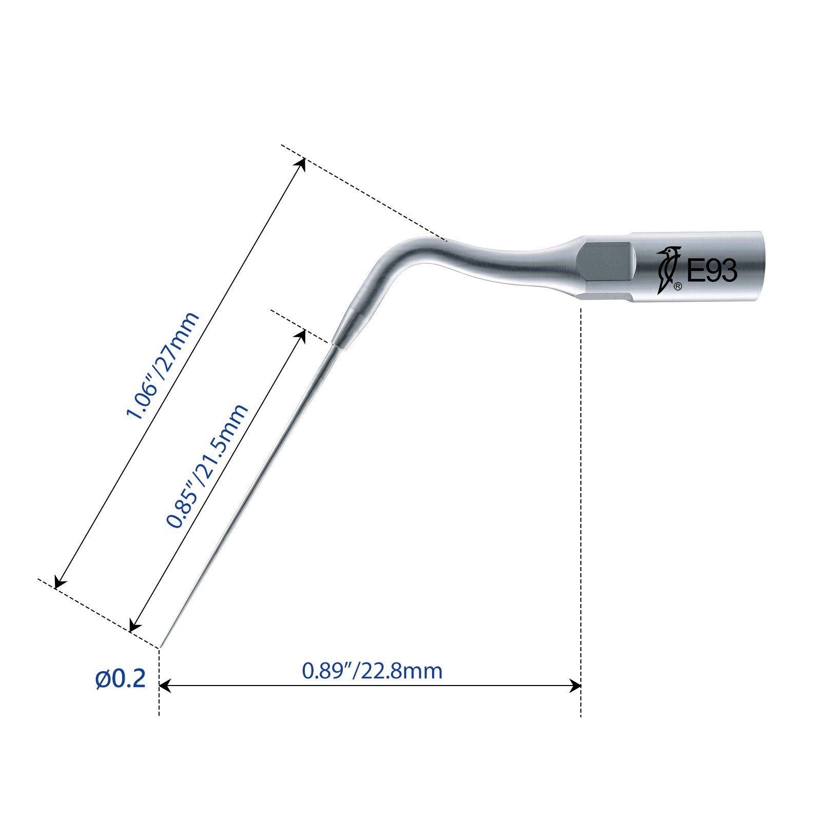 Woodpecker Endo Ultrasonic Activator Endo 3 Irrigator Root Canal Handpiece+ Tips