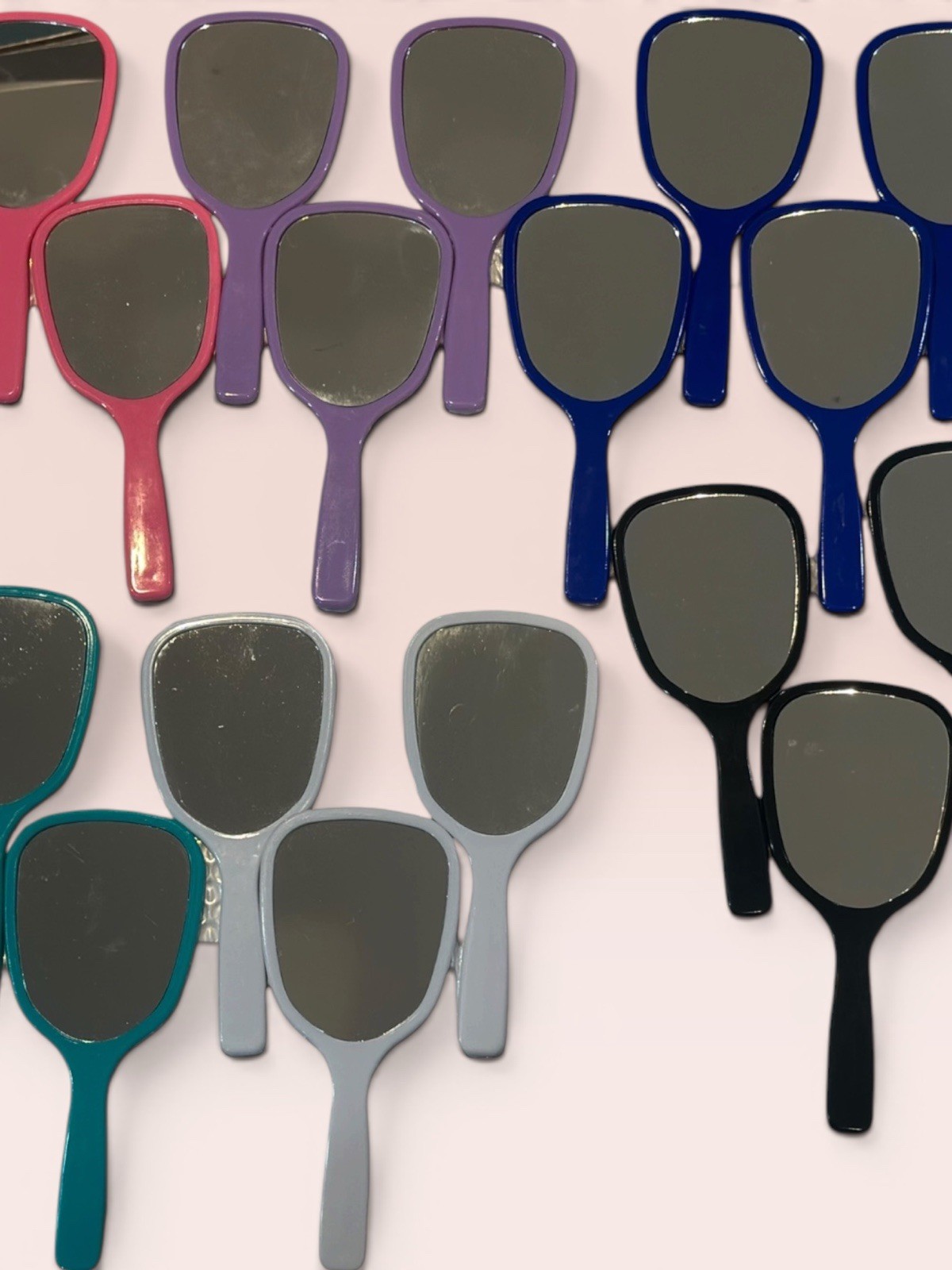 Bulk Lot 23 7” Handheld Mirrors Multicolor Therapy SEL Classroom Teachers Group