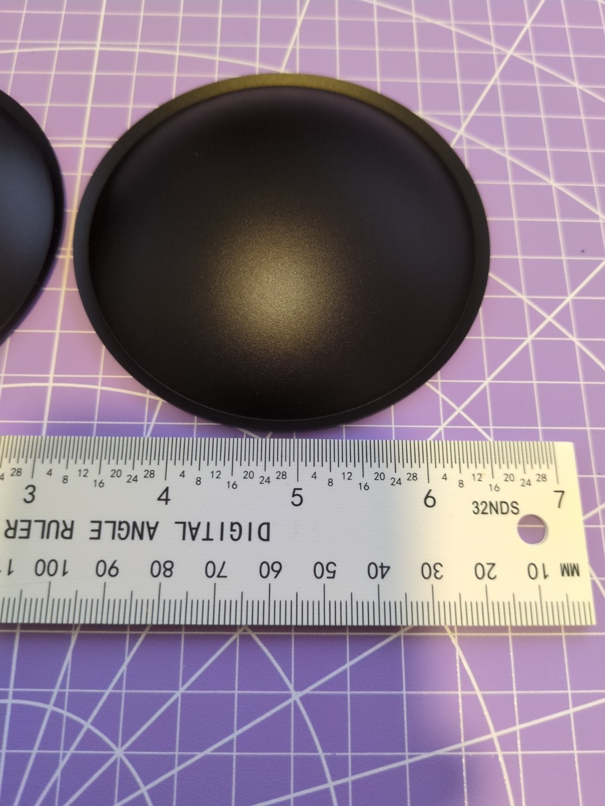 Qnty: 4 Polypropylene Convex Dust Caps 3⅝” (3.5″) 90mm (93mm) Unbranded