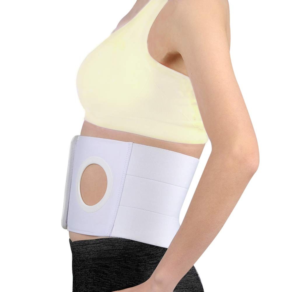 Men Or Women Medical Ostomy Belt Hernia Medium (Pack of 1), 929-White