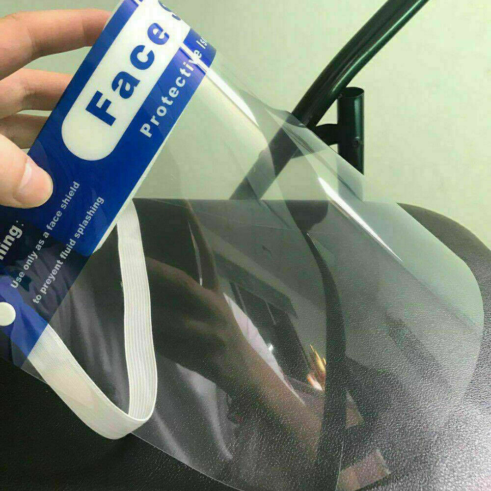 Safety Full Face Shield Guard Clear Protector Anti-Splash Oil Dust Proof Unisex