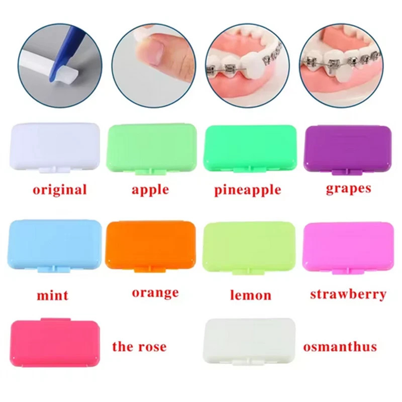 10 Scents Dental Oral Orthodontics Ortho Relief Wax Braces Gum Irritation Wax