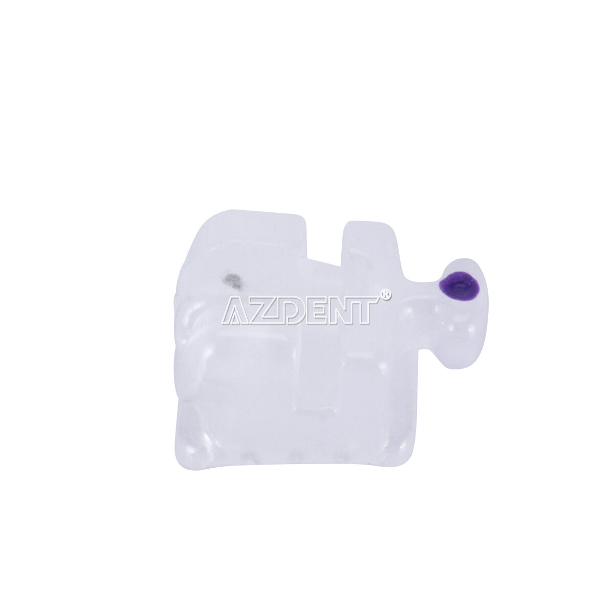 AZDENT Dental Self-Ligating Ceramic Bracket Braces Tool MBT Roth 0.022 Hooks 345