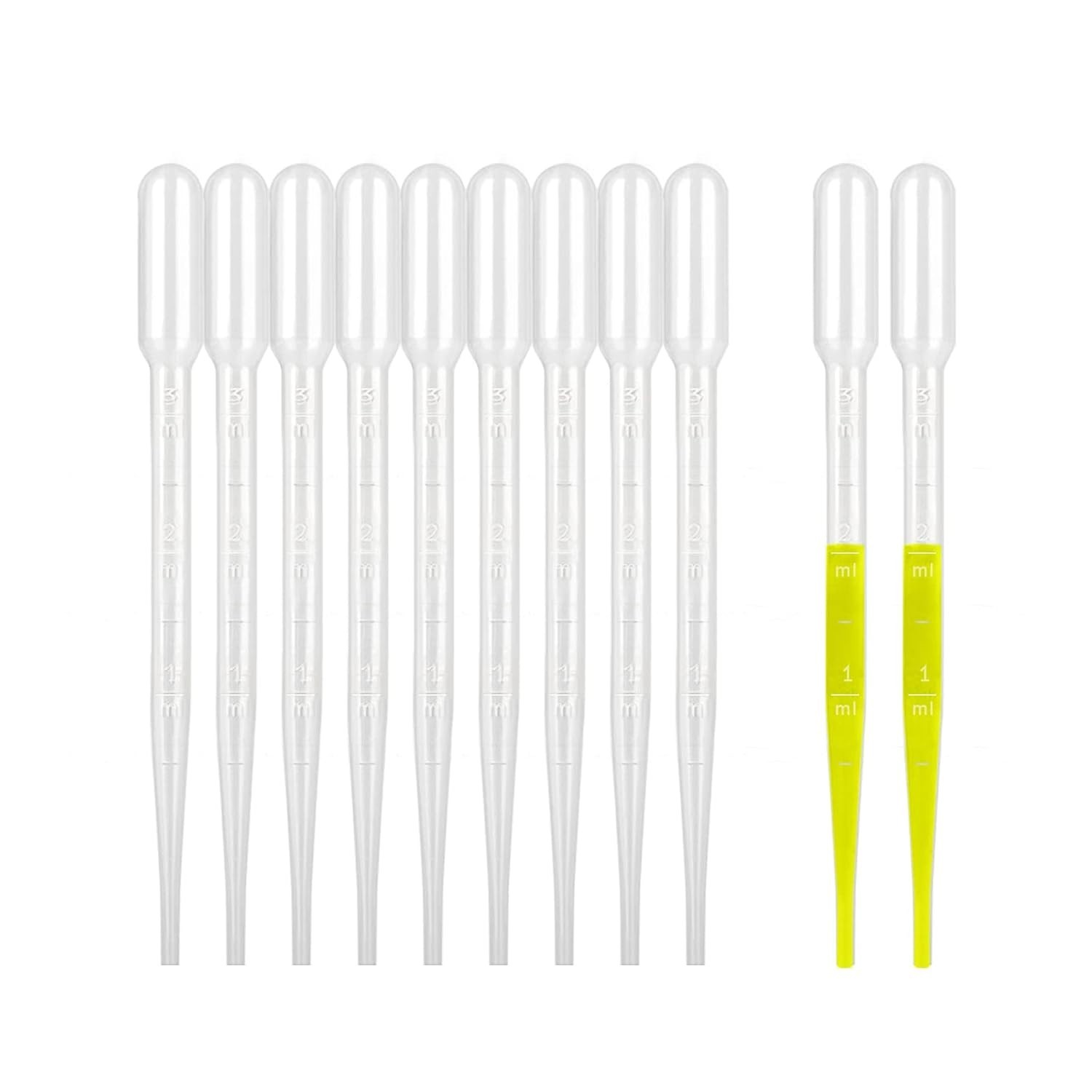 Precision 3ml Disposable Plastic Pipettes – 15 Non-Toxic Droppers for Safe Use