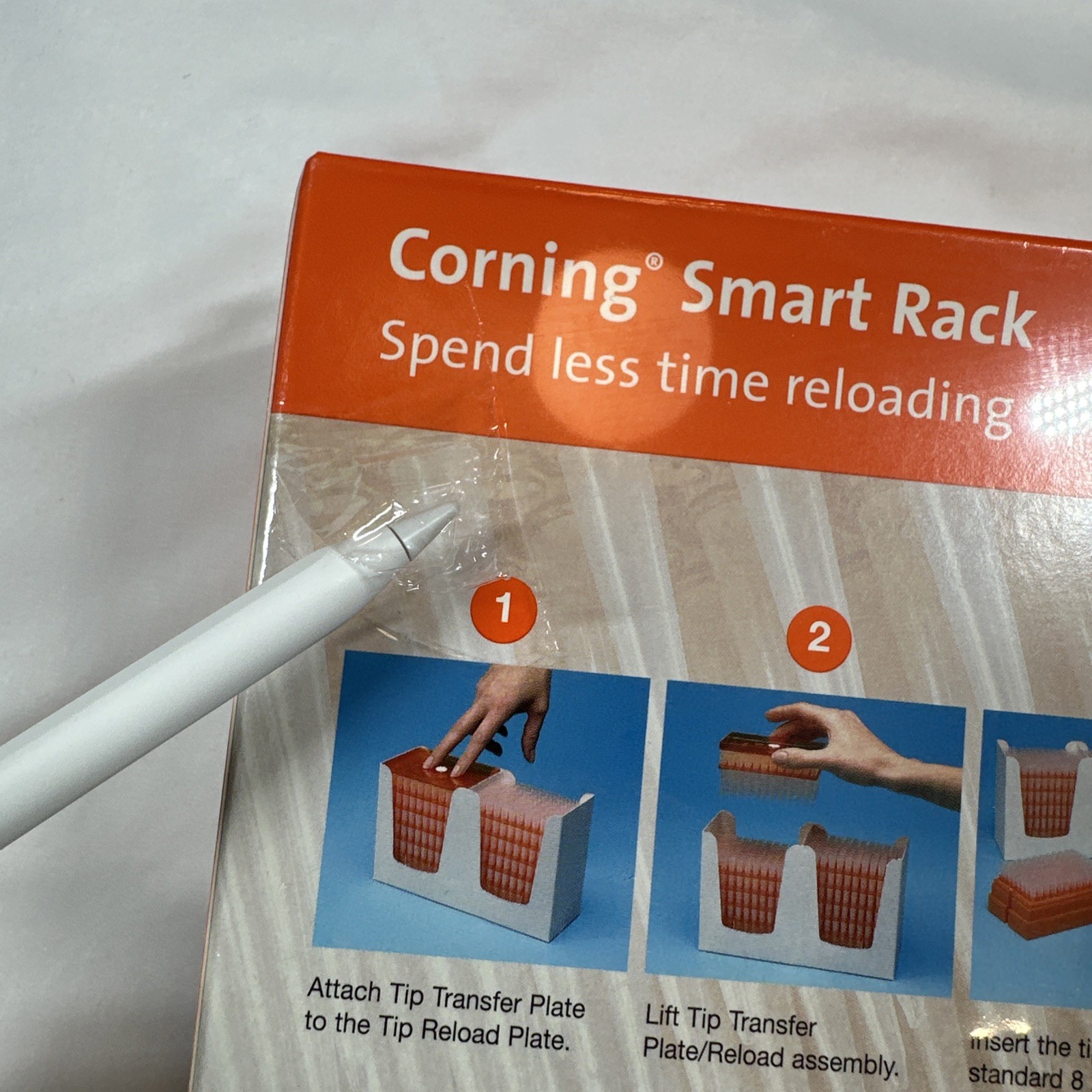 Corning 4786 Smart Rack Reload System 1-200µL Pipet Tips Tip Reloading 940/pk