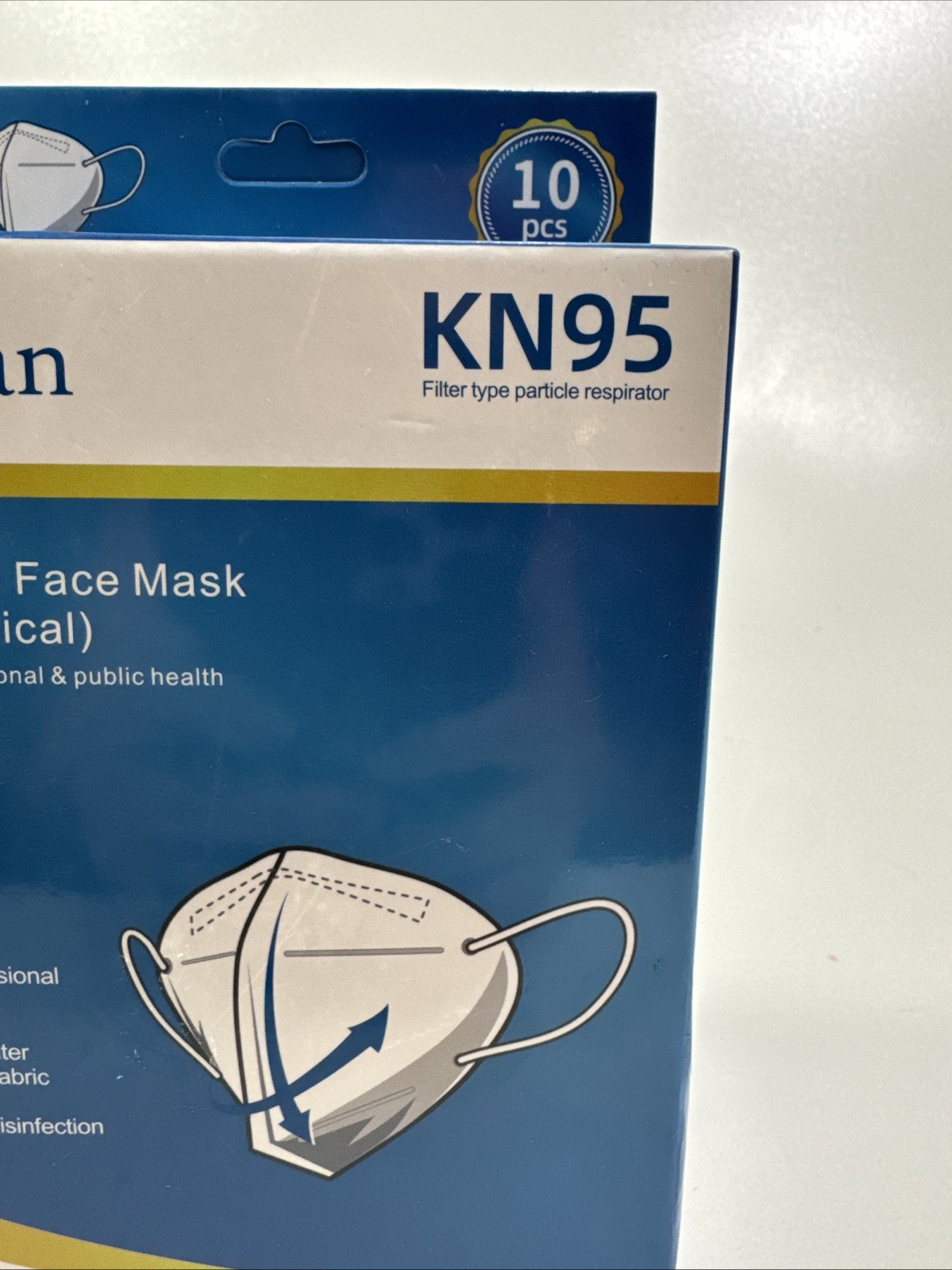 10 Pack 95-KN Masks Respirator Mouth Protective KN95 Face Mask Non Medical Adult