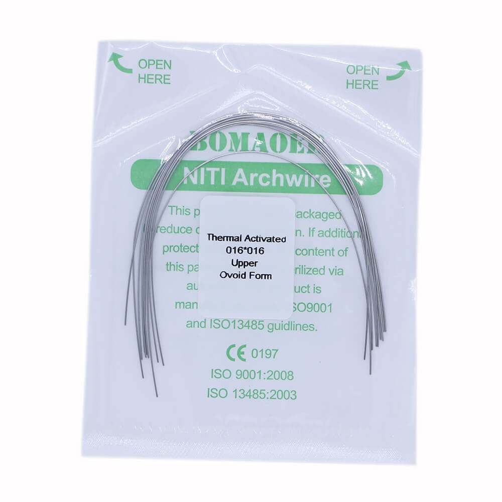 30×Dental Orthodontic Niti Thermal Activated Rectangular Arch Wires 16×16 Upper