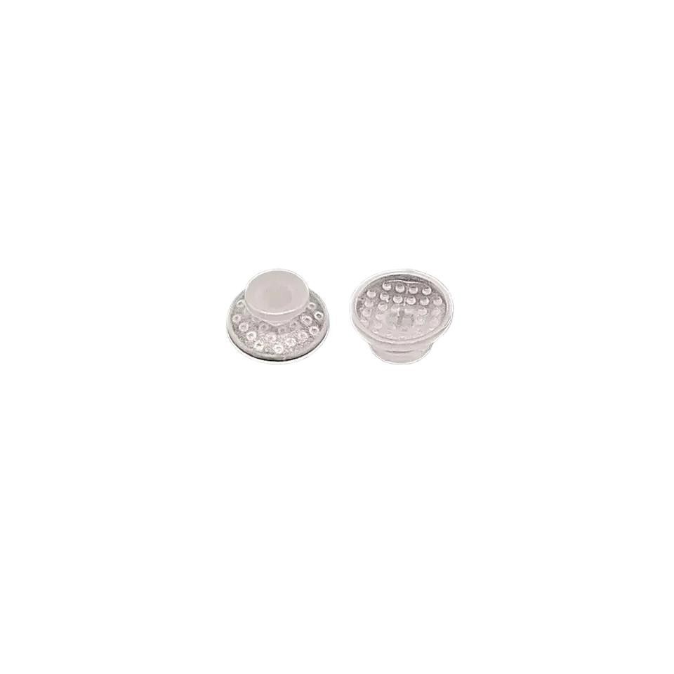 10 Pcs/Bag Orthodontic Composite Round Ceramic Bondable Lingual Button Base