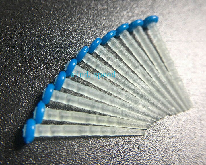 200 Pcs Dental Fiber Post Glass Quartz Teeth Restorative 1.2 1.4 1.6 1.8mm Posts