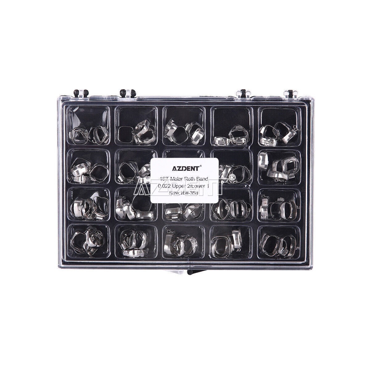 Dental Ortho Bands With Buccal Tube 1st/2nd Molar Roth/MBT 0.022 Single/Double