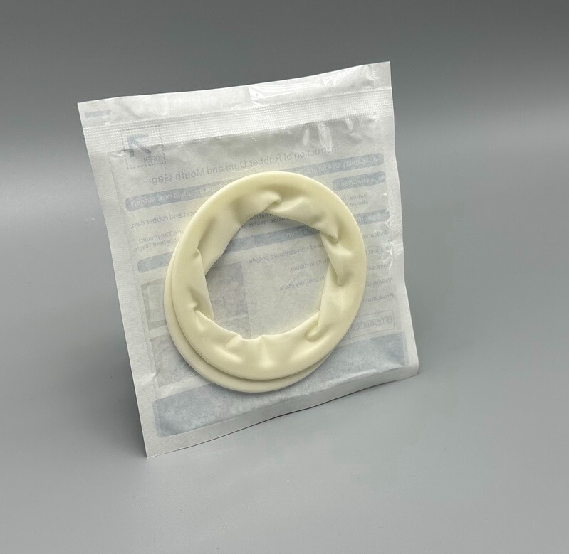 10Pcs Disposable Soft Lip Dental Sterile Rubber Dam Cheek Retractor Mouth Opener