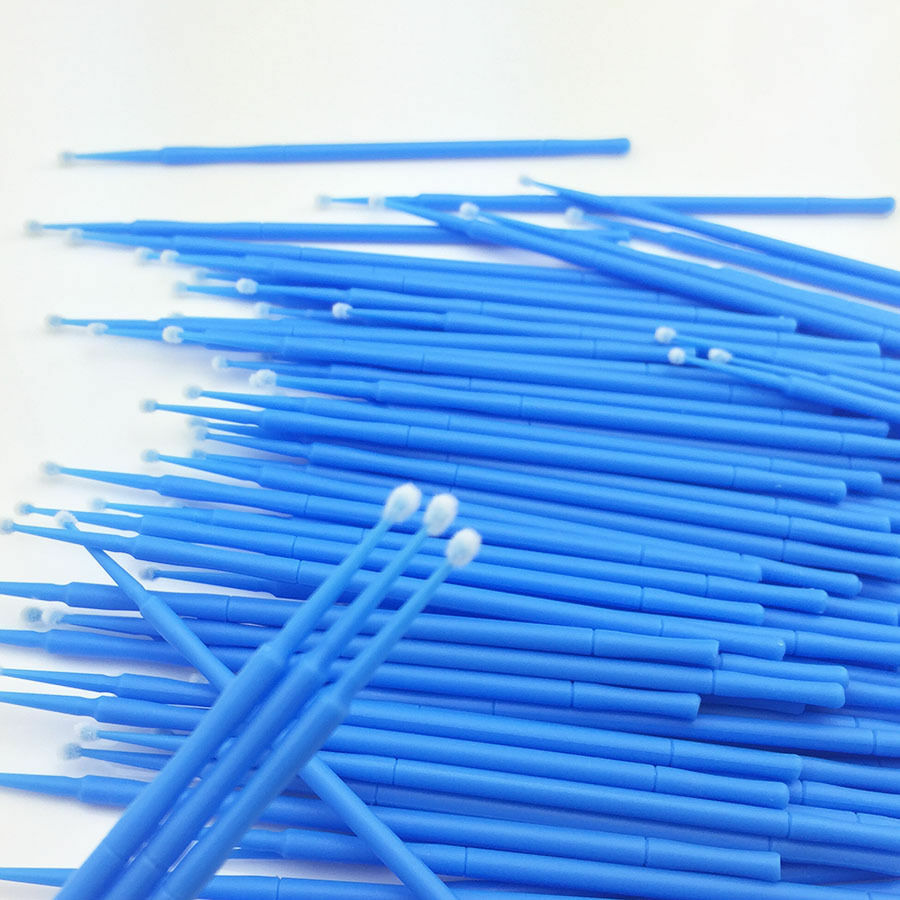 1000 Pc Dental Disposable Micro Applicator Brushes Large Eyelash Extension 2.5MM