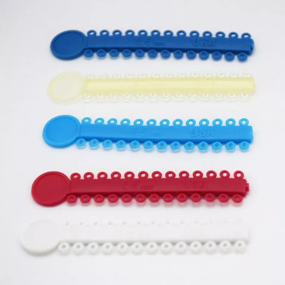 1040 Dental Orthodontic Ligature Tie Ligas De Para Bracket Ligaduras Elastomeric