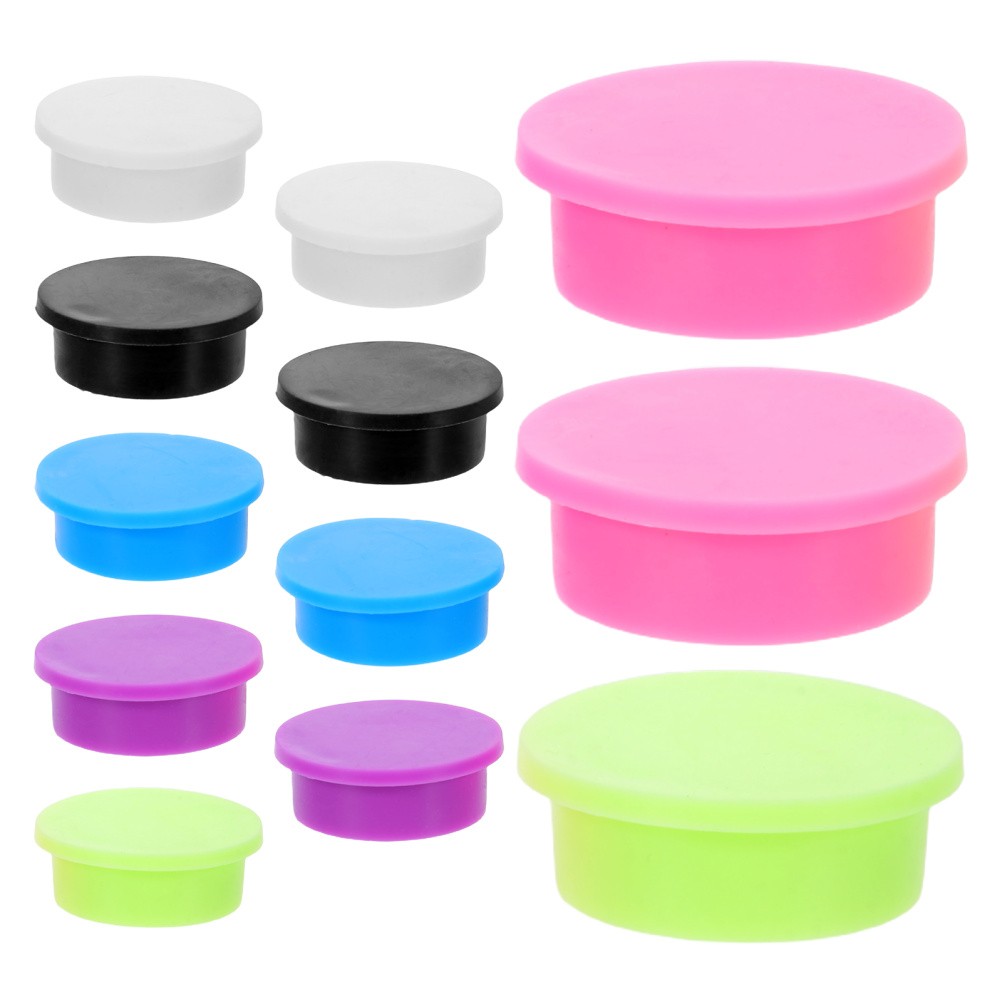 12 Pcs Injection Bottle Protective Cap Glass Vial Covers Dustproof Caps