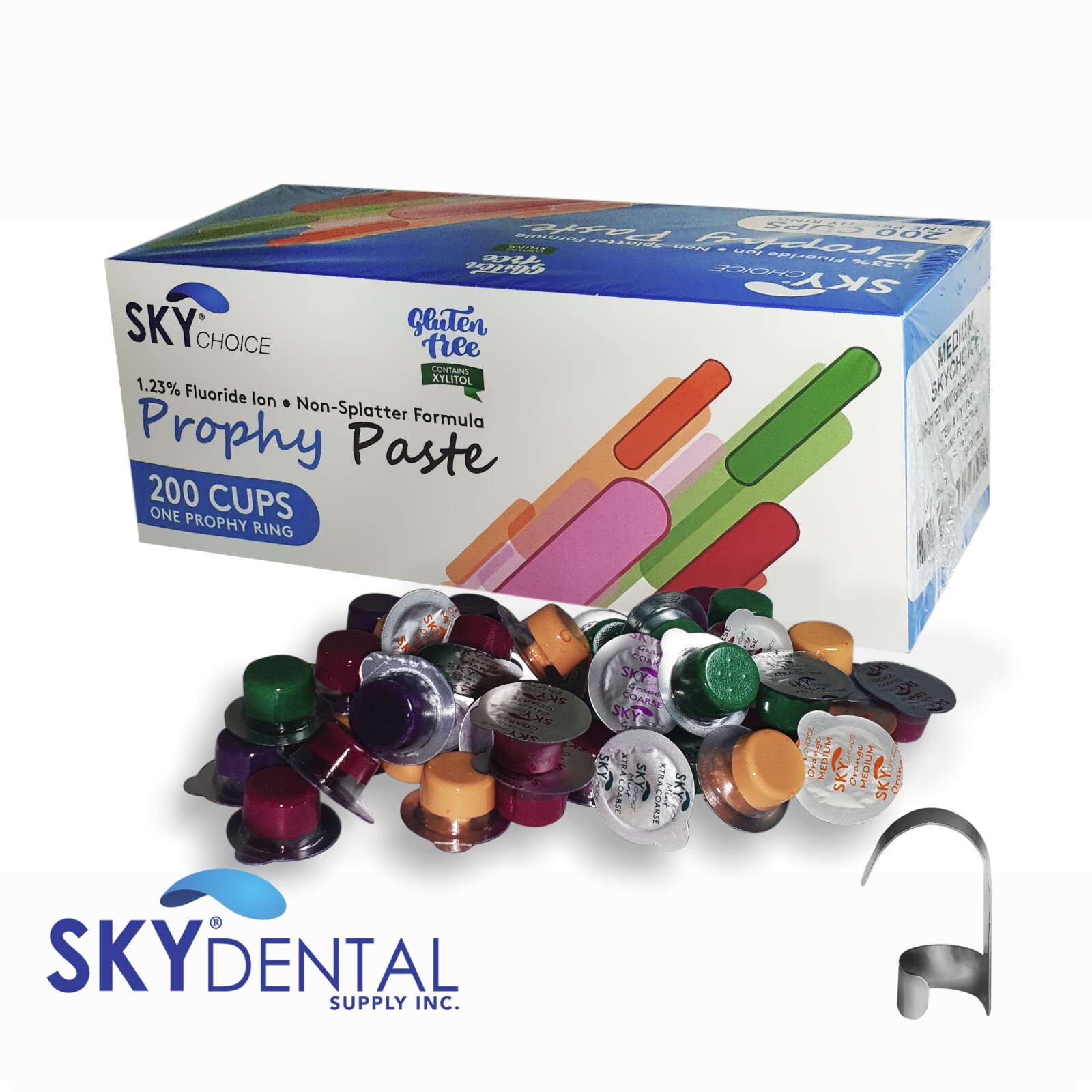 Prophy Paste Prophylaxis Coarse Medium Fine Extra X-Coars Dental 200-1400 cups