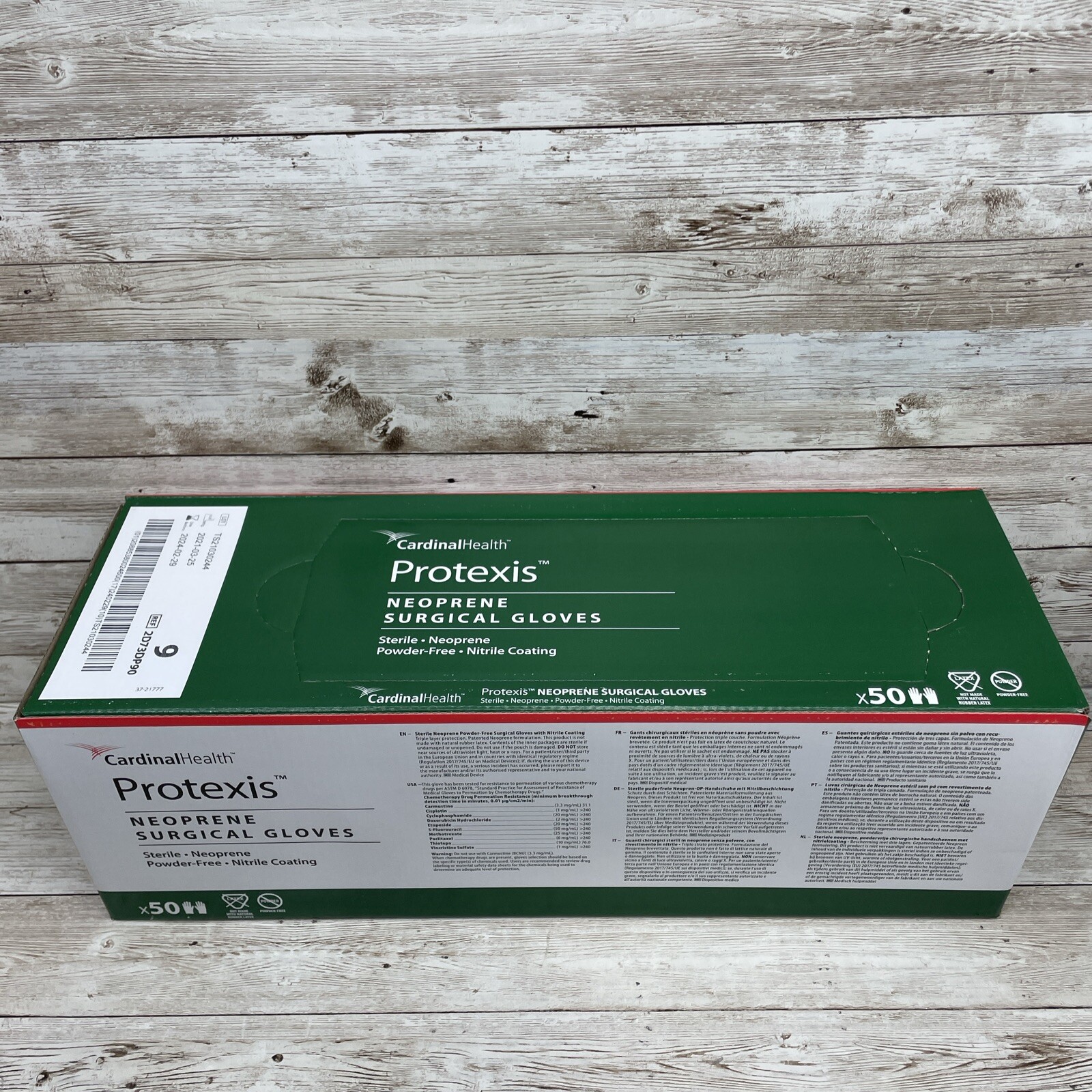 *1 CASE* Protexis Neoprene Surgical Gloves Size: 9 Exp: 02/24, 200 pair 2D73DP90