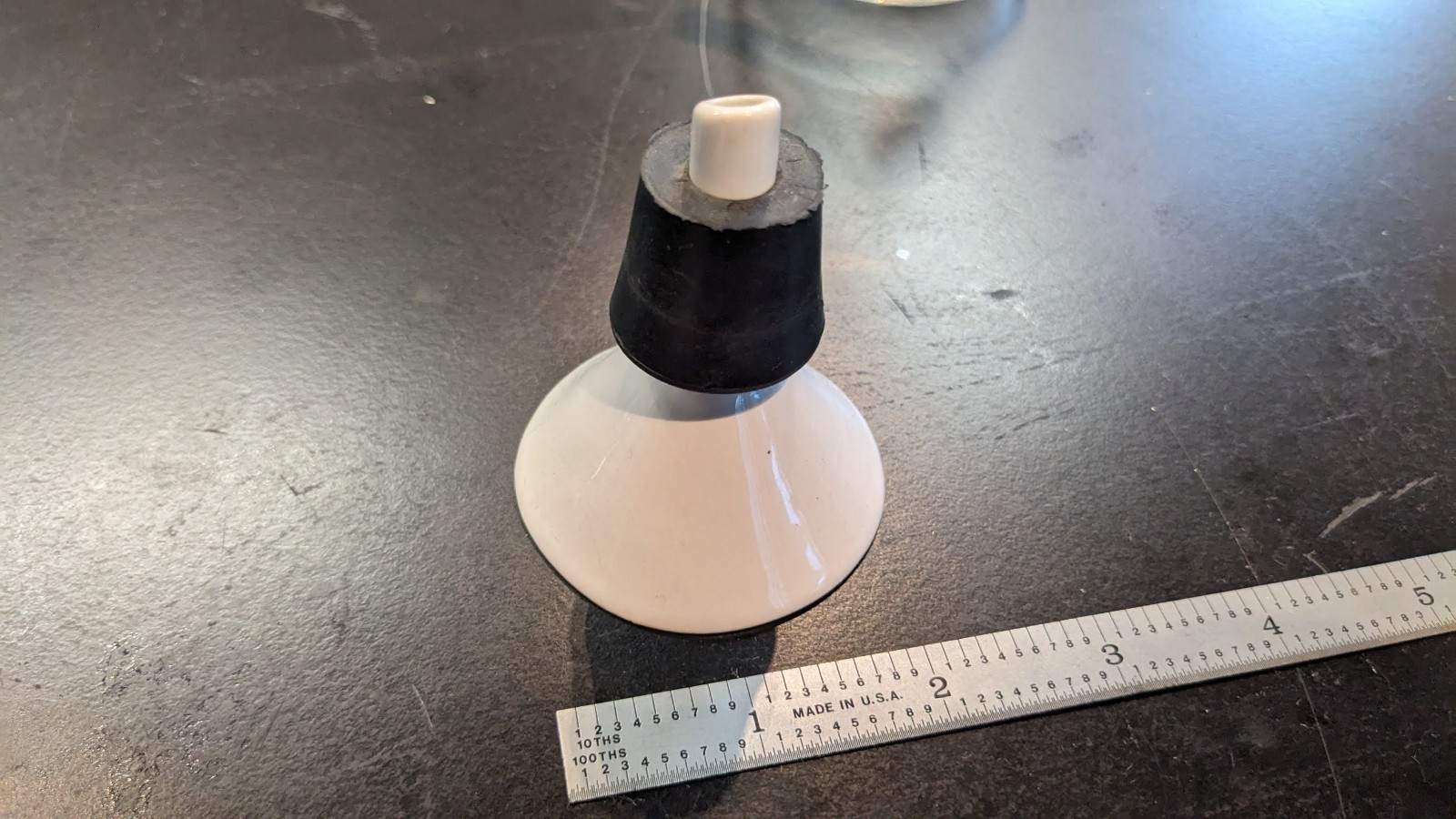 Buchner Funnel Kit w/ micro scale Filter & 125mL Vacuum Flask Adapter w/ stopper