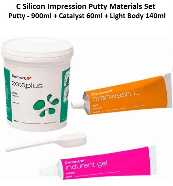 Zhermack ZETAPLUS C-Silicon Dental Impression Materials Putty – VARIOUS PACKS