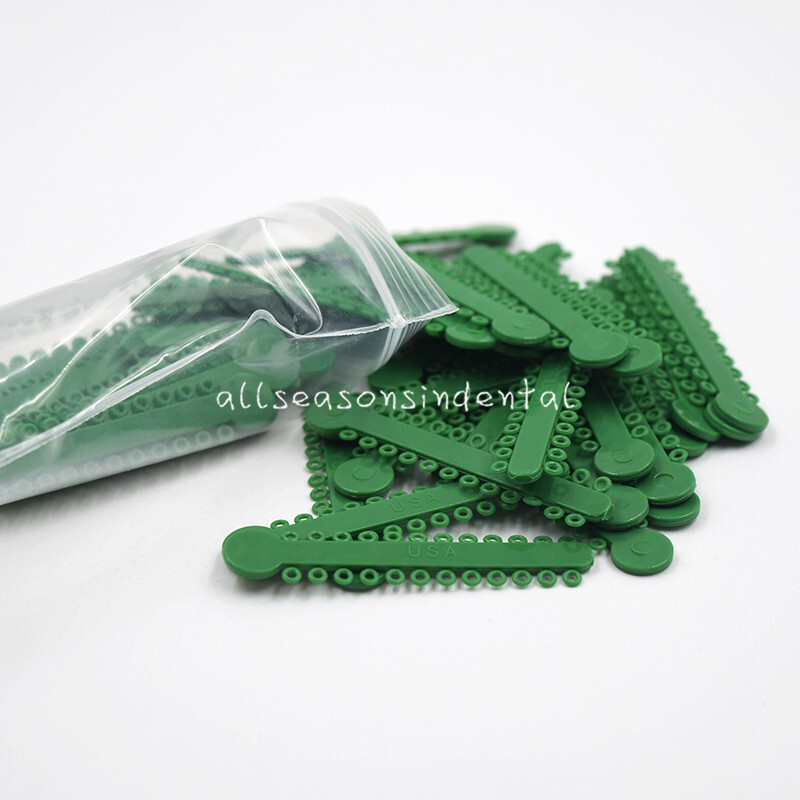 1040 Dental Orthodontic Ligature Ties Elastic Rubber Band Elastomeric Ligaduras