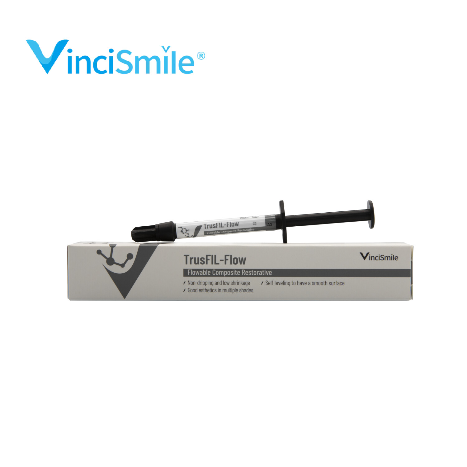 Dental Light Cure Nano Hybrid Flowable Visible Restorative Composite 6 Shades