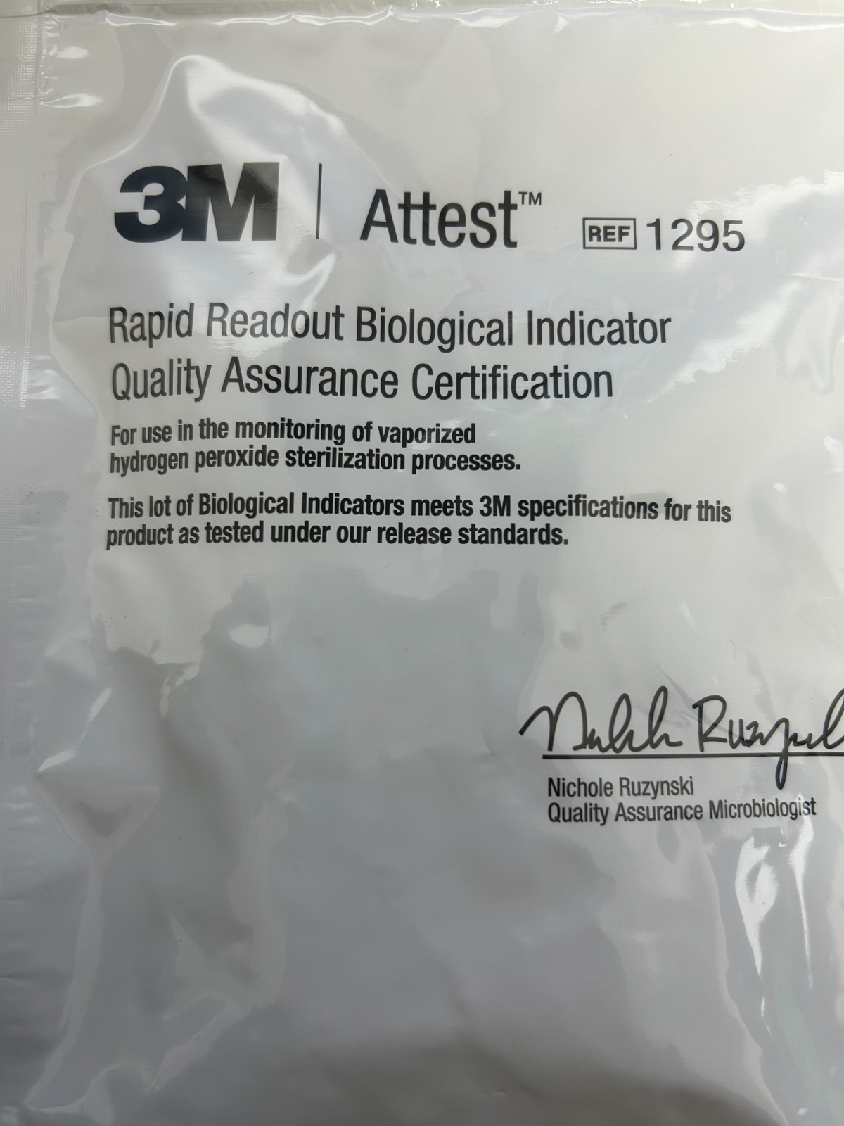 3M ATTEST 1295 Readout Indicator 30 Total ( 6 packs of 5 each) Exp 02/18/2027