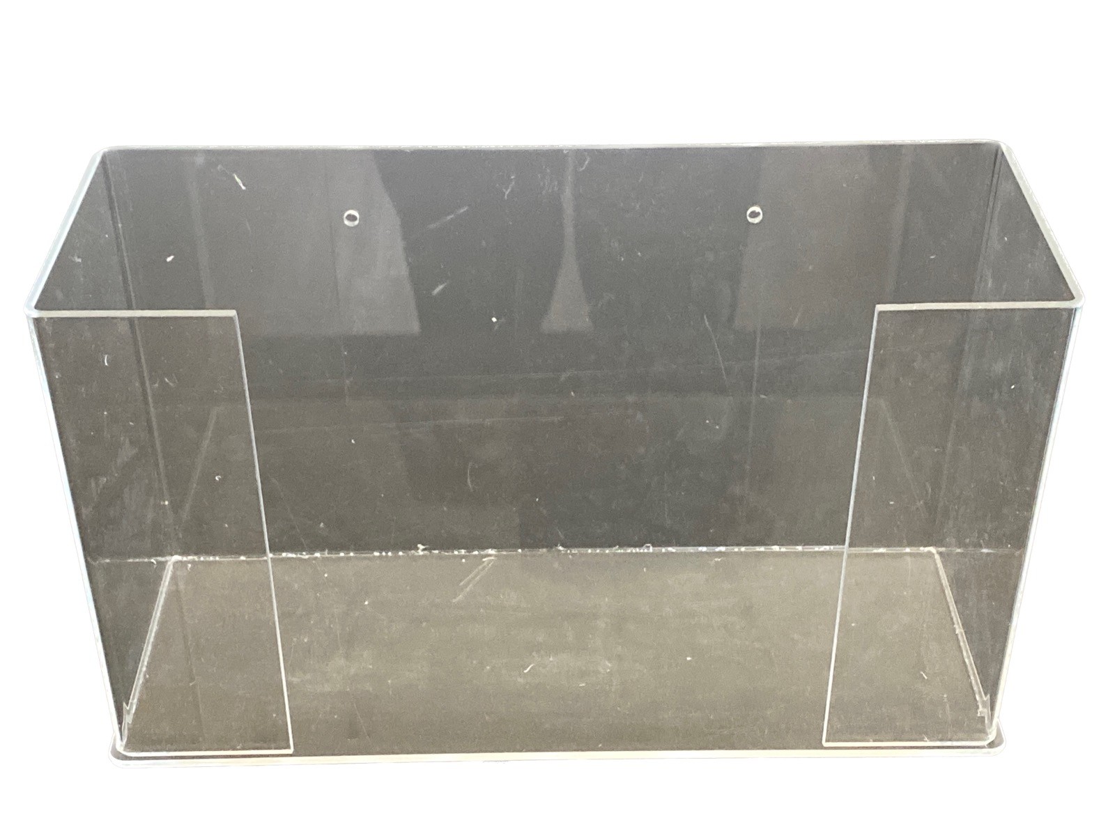 Clear Acrylic Paper Towel Dispenser Holder for Countertop Desktop or Wall Mount