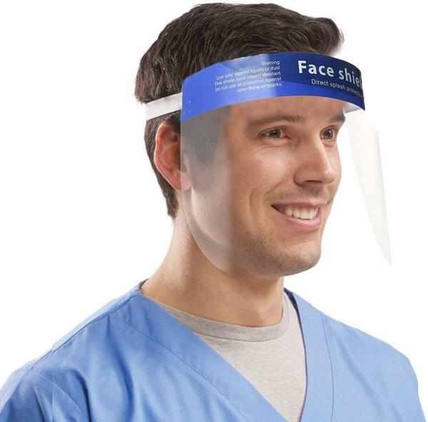 Safety Full Face Shield Guard Clear Protector Anti-Splash Oil Dust Proof Unisex