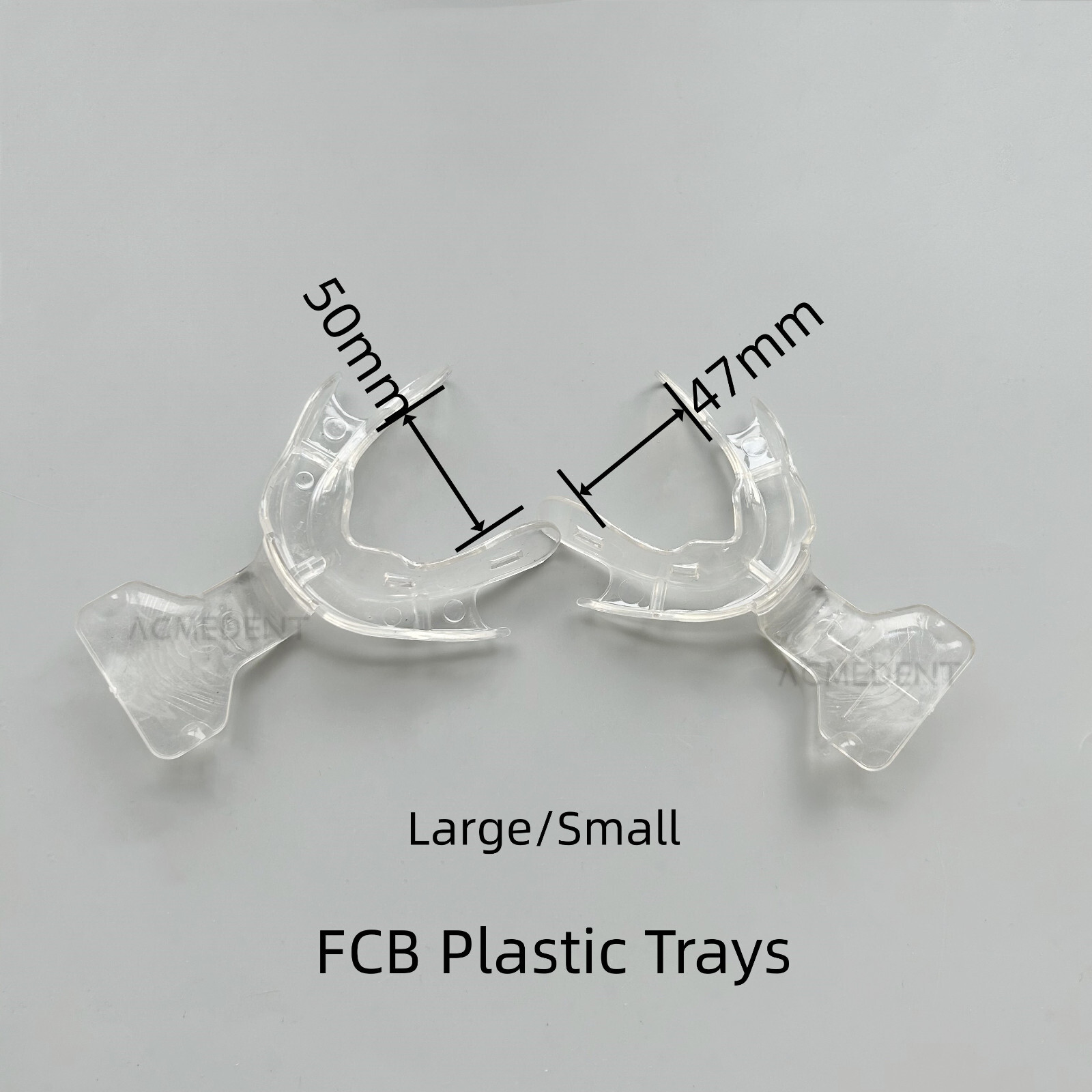 Dental Impression FCB Trays Frame Cut Back Edentulous Jaw 135℃ Autoclave L/S