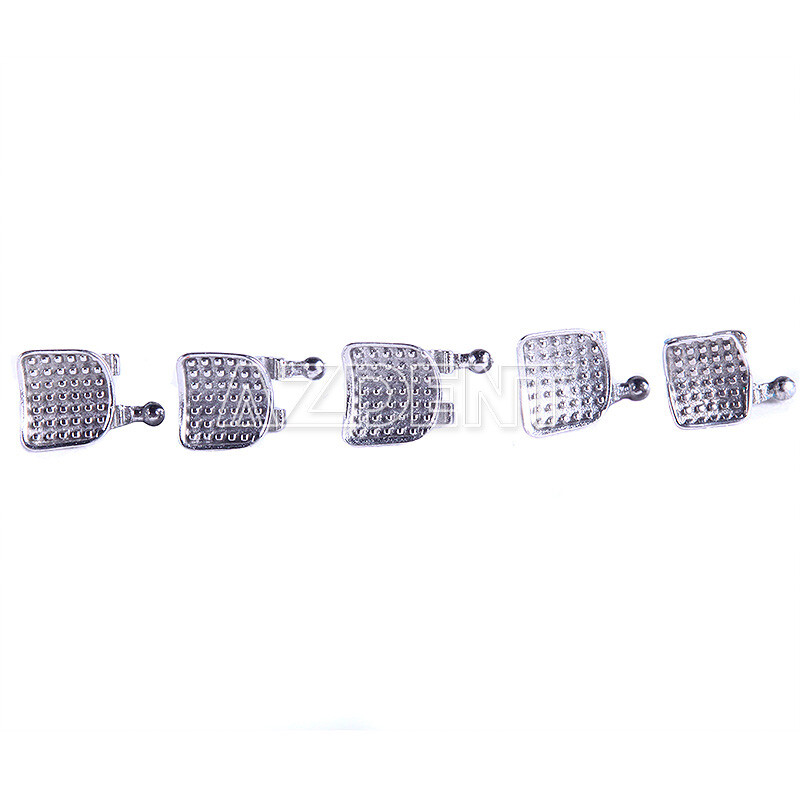 AZDENT Dental Orthodontic Metal Brakets Braces Mini Roth MBT 018 022 345 Hooks