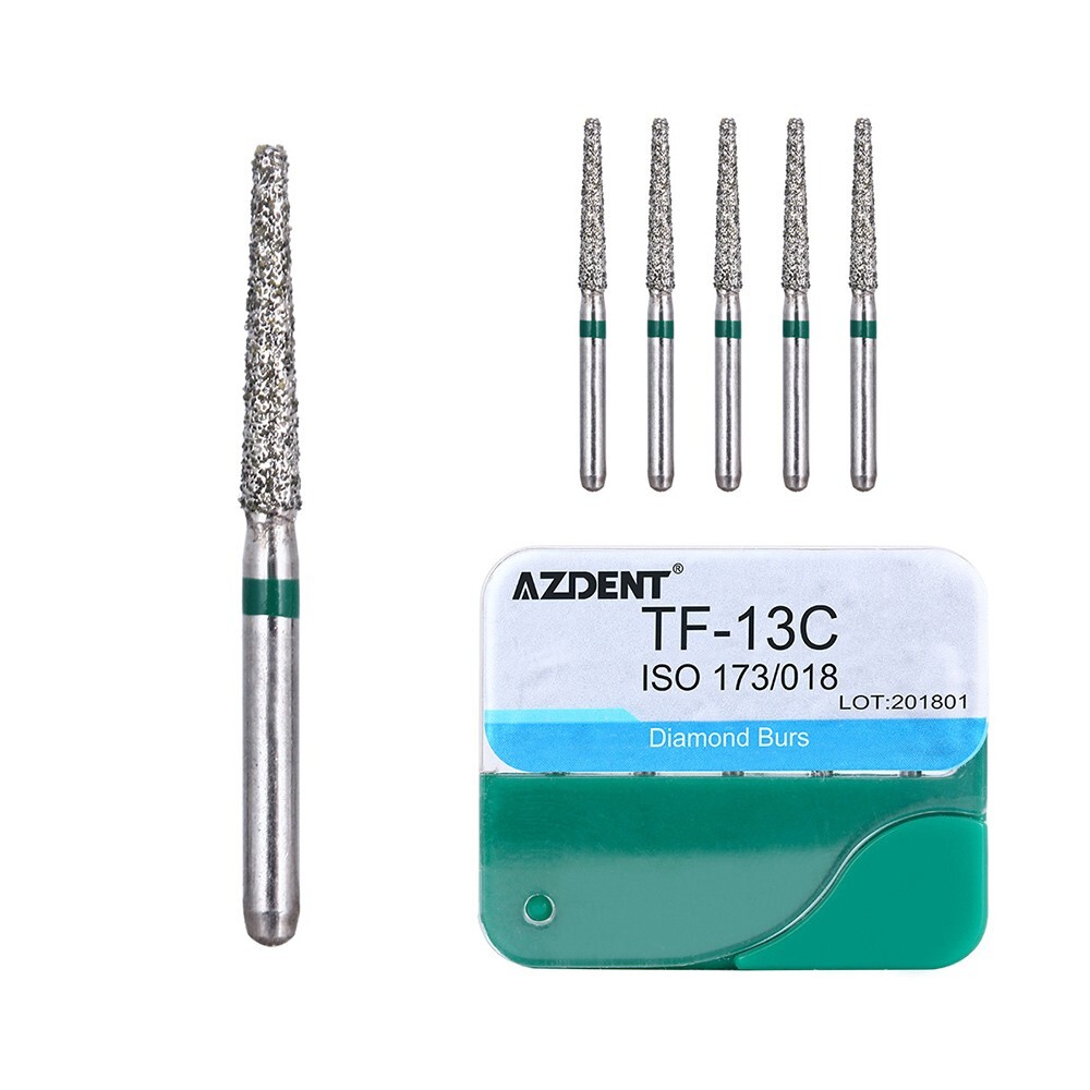 20 Types/100Pcs Dental FG Diamond Burs For High Speed Handpiece Medium AZDENT
