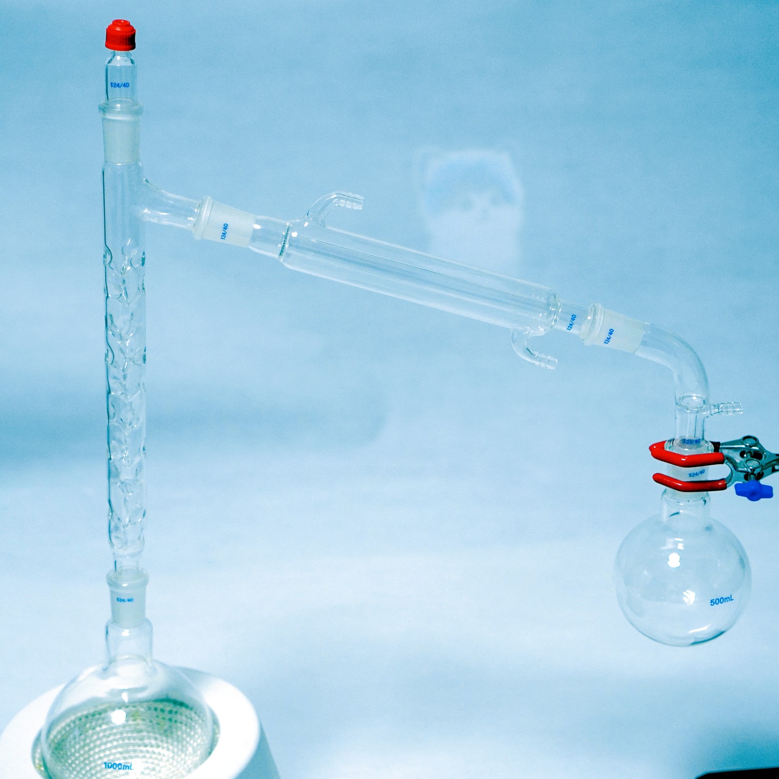 Lab Glass distillation kit & apparatus lab glassware supplier 24/40 joints