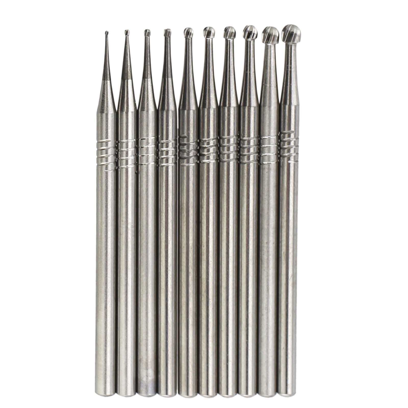 Wave Dental Tungsten Carbide Burs Round HP 44.5mm Shank for Straight Handpiece
