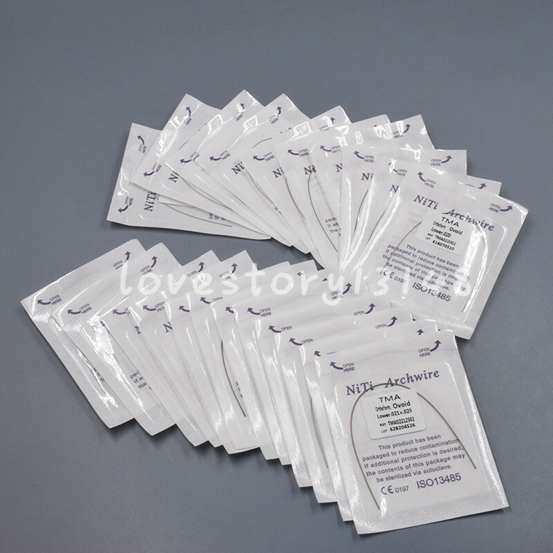 Dental TMA Molybdenum Beta Titanium Ti-Mo Alloy Arch Wire Rectangular/Round