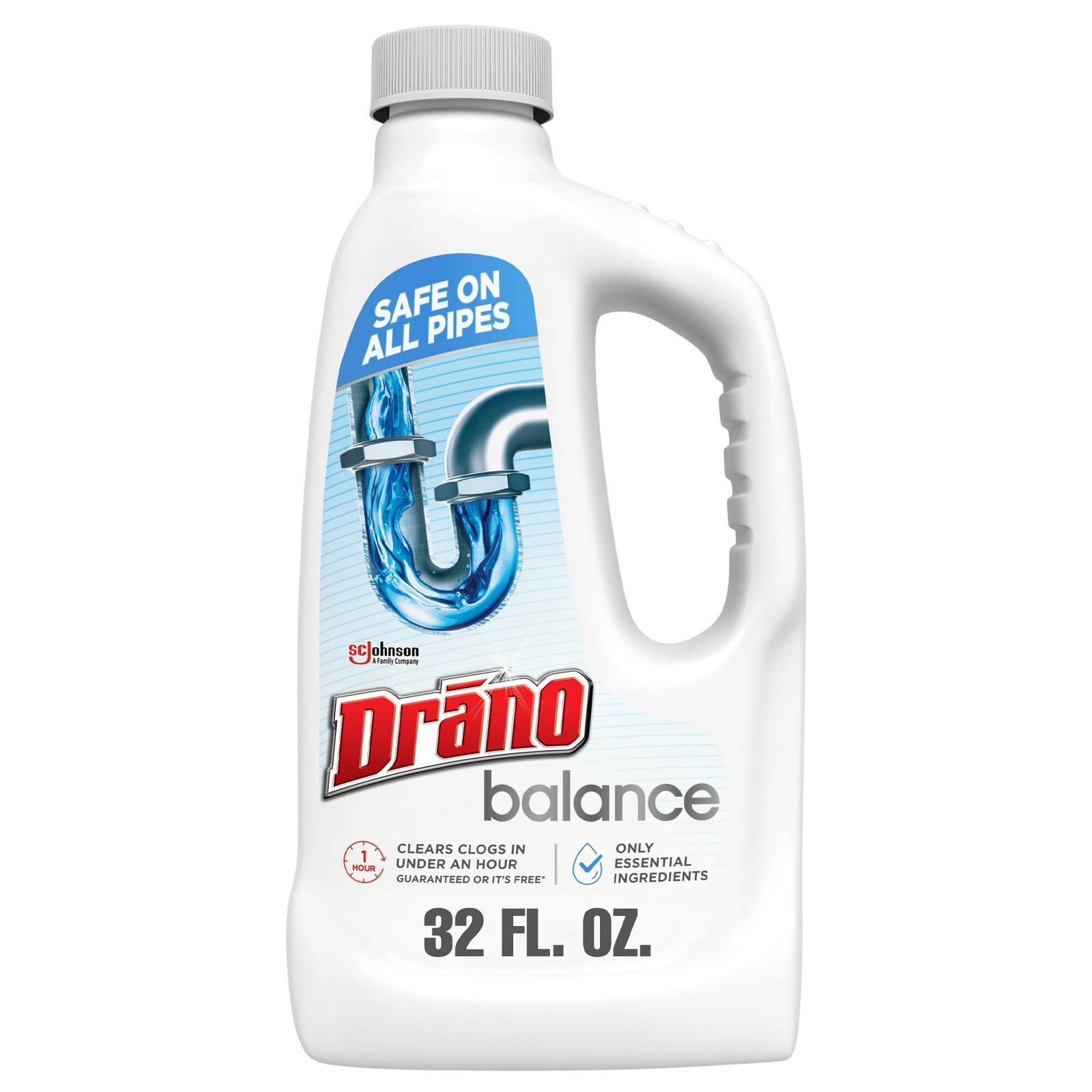 Drano Balance Drain Clog Remover and Cleaner, 32 Fl Oz (Pack of 1)