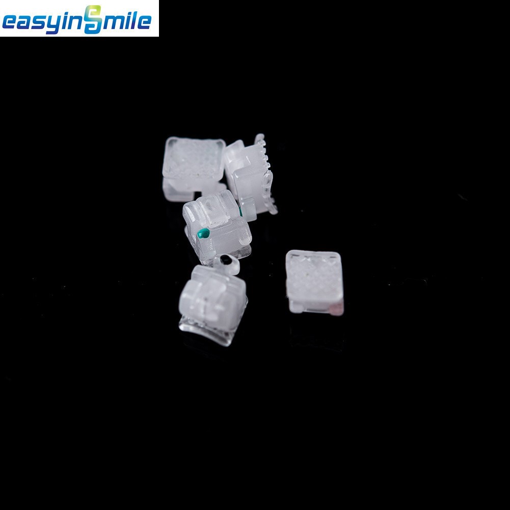 Orthodontic Self Ligating Brackets Ceramic Sapphire brace RothMBT 022”3/345Hook