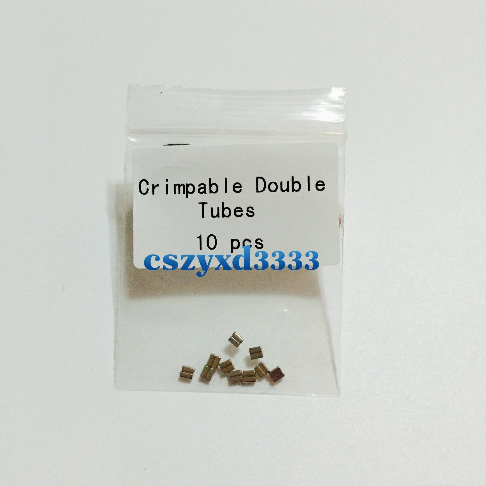 Dental Orthodontic Accessory Crimpable Hook Double Tube Cross Type 10pcs/bag